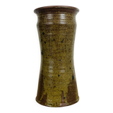 Vase grès pyrité 30 cm, vintage