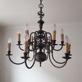 Lustre deux niveaux style hollandais