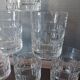 Lots de 6 verres à whisky vintage année 70.