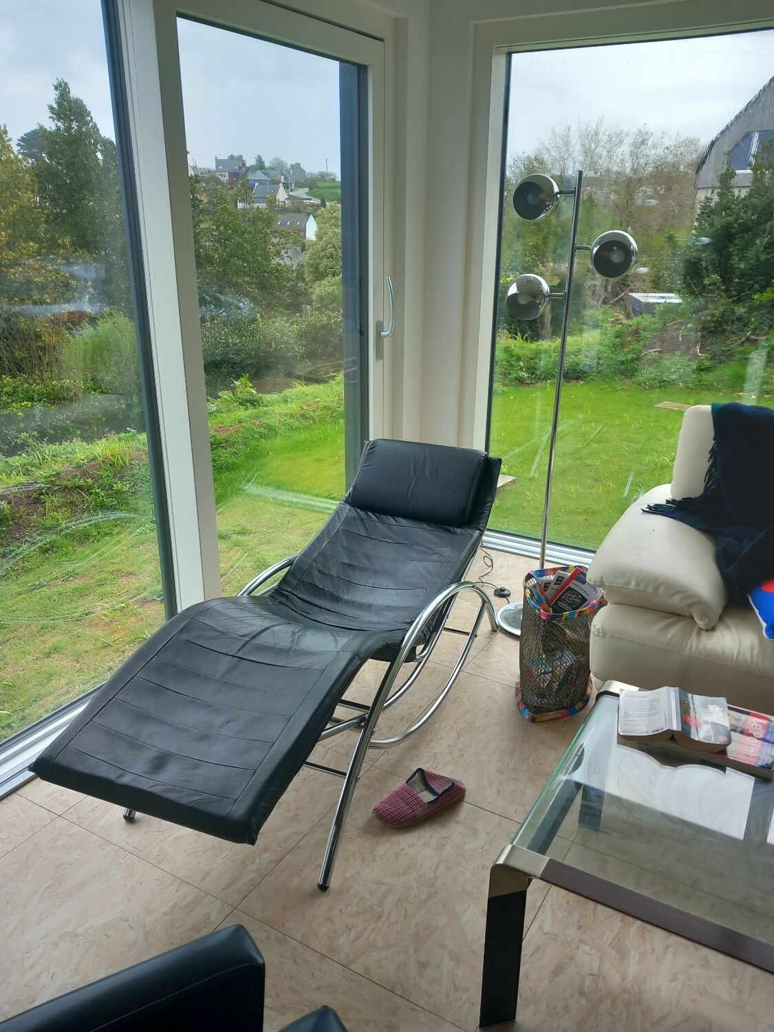 Chaise longue année 80