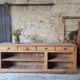 Enfilade comptoir rustique