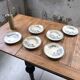 Set de 6 assiettes Terre de Fer modèle « Marthe »