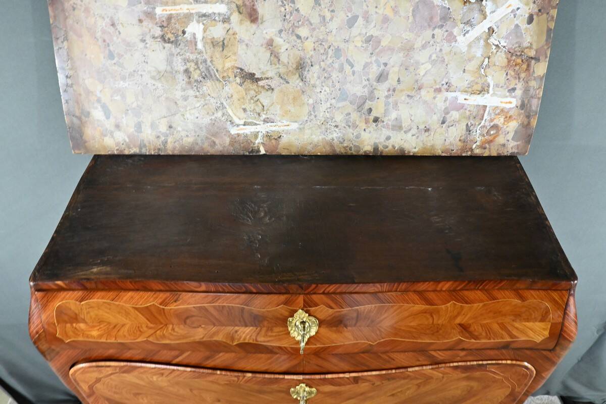 Precious wood secretary, Louis XV – Late 18th century