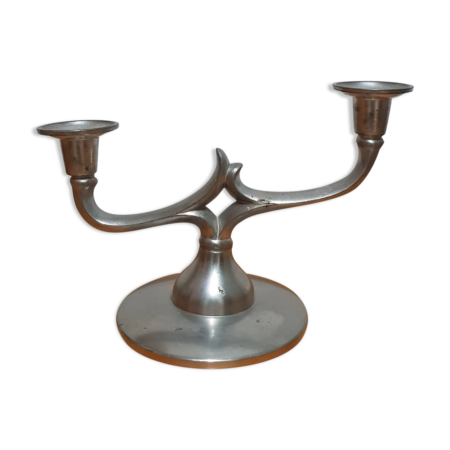 Vintage Pewter Candelabra by Metawa