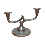 Vintage Pewter Candelabra by Metawa