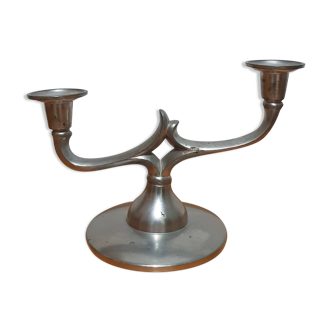 Vintage Pewter Candelabra by Metawa