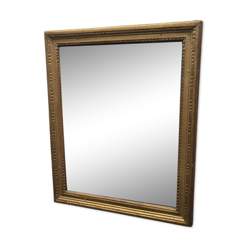 Antique Wooden Gold Colored Mirror, early 1800s