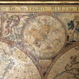 Vintage planisphere frame reproduction 17th century