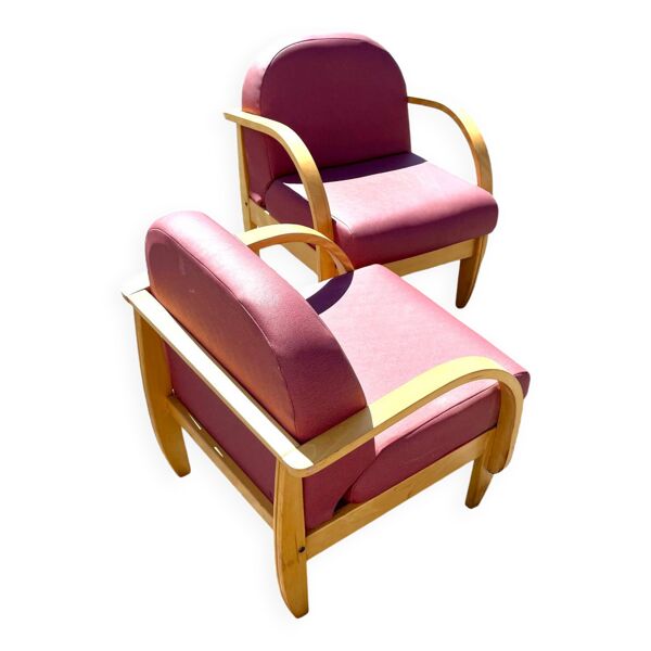 Paire de fauteuils style Baumann — Beyit