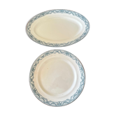 2 plats terre de fer  Salins modèle directoire