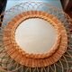 Rattan mirror D 45cm