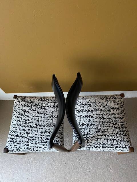 Pair of vintage Scandinavian chairs 60