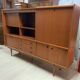 Vintage Scandinavian library, tall sideboard