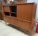 Bibliothèque scandinave vintage, enfilade haute
