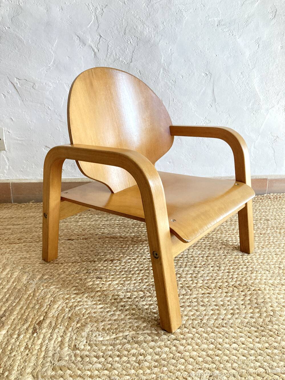 Scandinavian style wooden children's chair