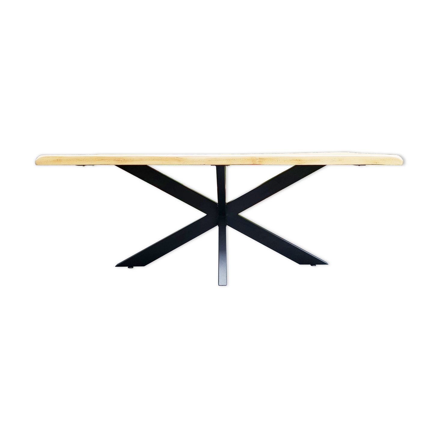 Dining table solid oak feet mikado