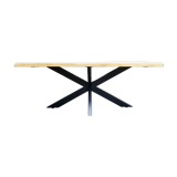 Dining table solid oak feet mikado