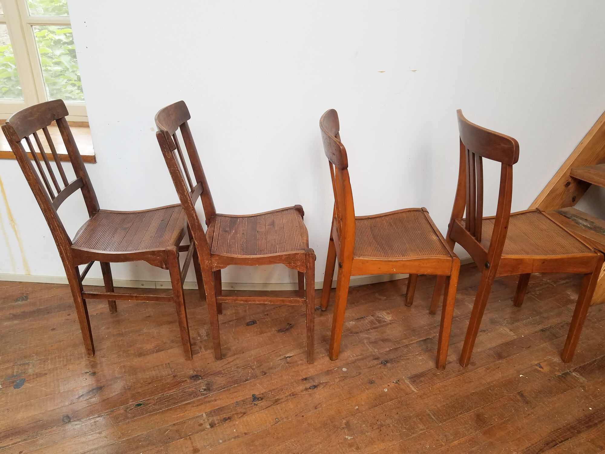 4 Stella bistro chairs, 40s