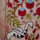 Hand-knotted rug, vintage Turkish rug 103x186 cm