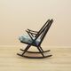 Reenskaug Rocking Chair for Bramin, Black Teak, 1960s
