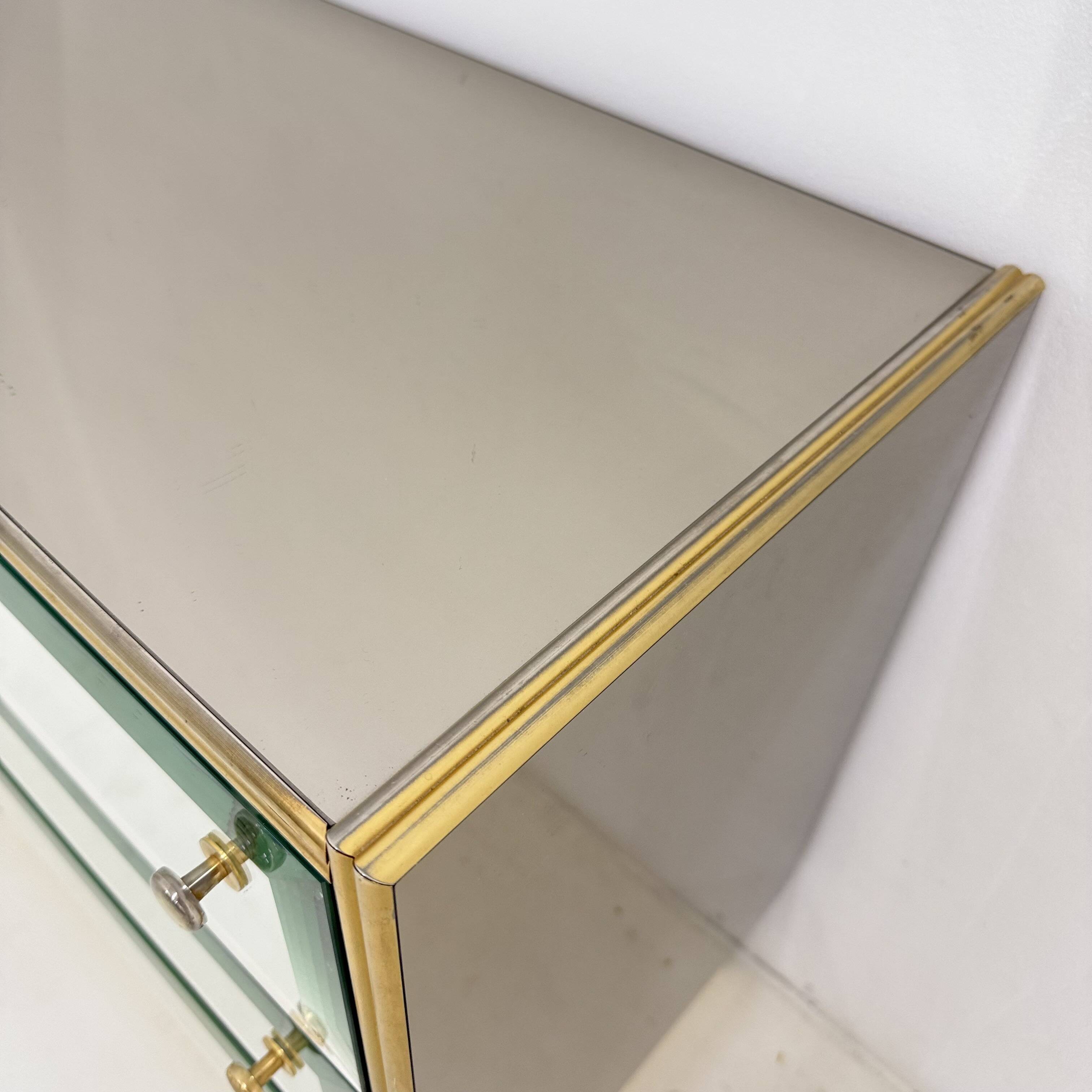 Commode à miroir Schöninger du milieu du siècle, années 1970