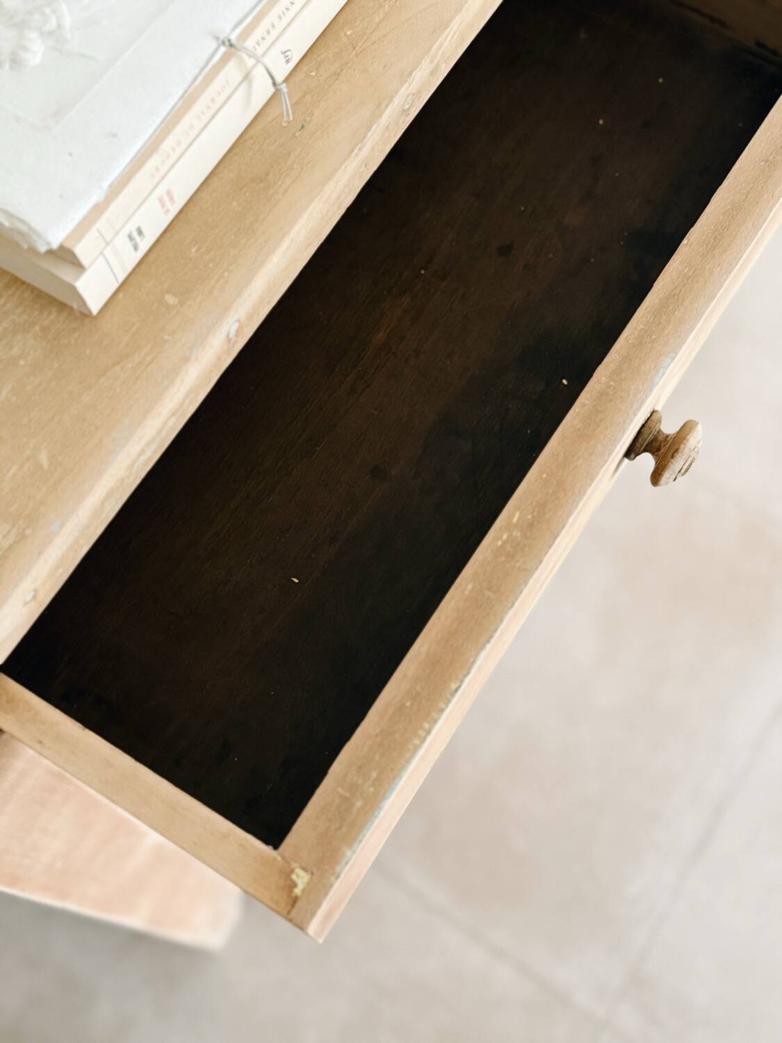 Parisian buffet in patinated wood