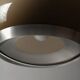 Dijkstra Lampen Mocha-Brown Acrylic Dome Pendant Lamp, 1970s Space Age.