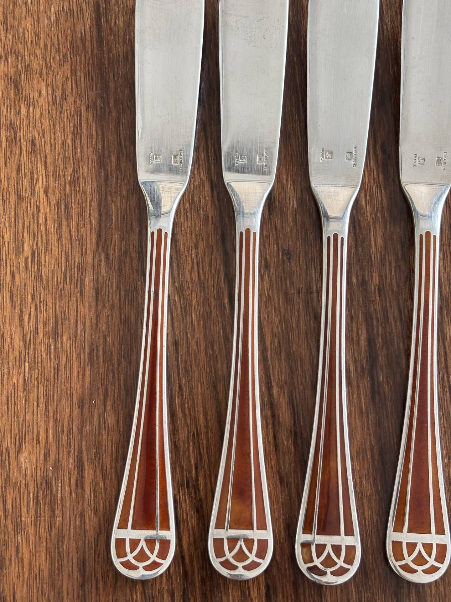 6 fish cutlery Christofle Talisman