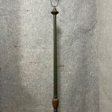 Lampadaire en bois laqué vert et doré style Empire vers 1900