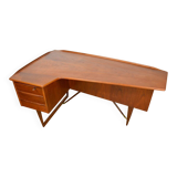 Boomerang Teak Desk by Peter Lovig 1950