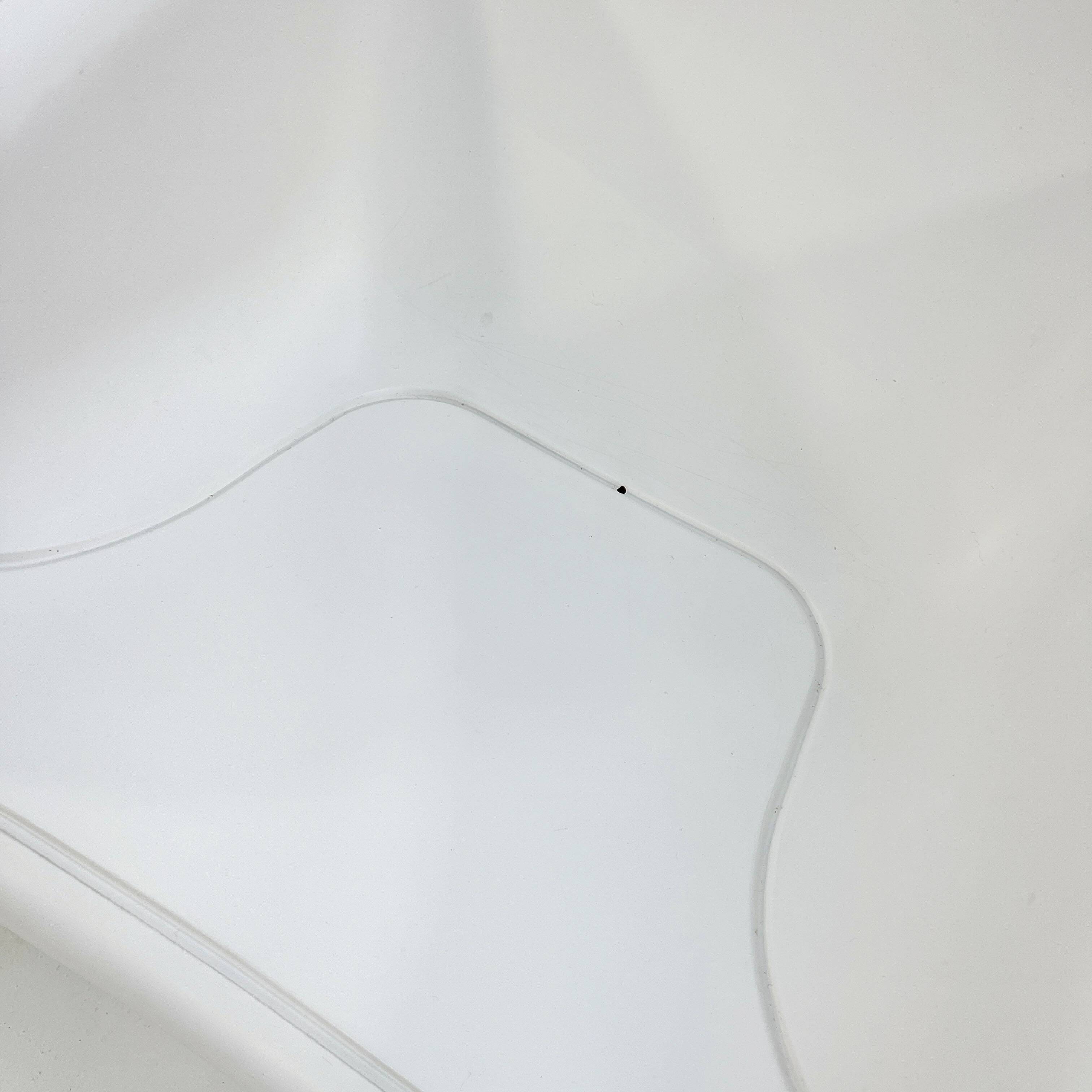 Fauteuil Blanc Modèle 4894 par Gae Aulenti pour Kartell, 1970