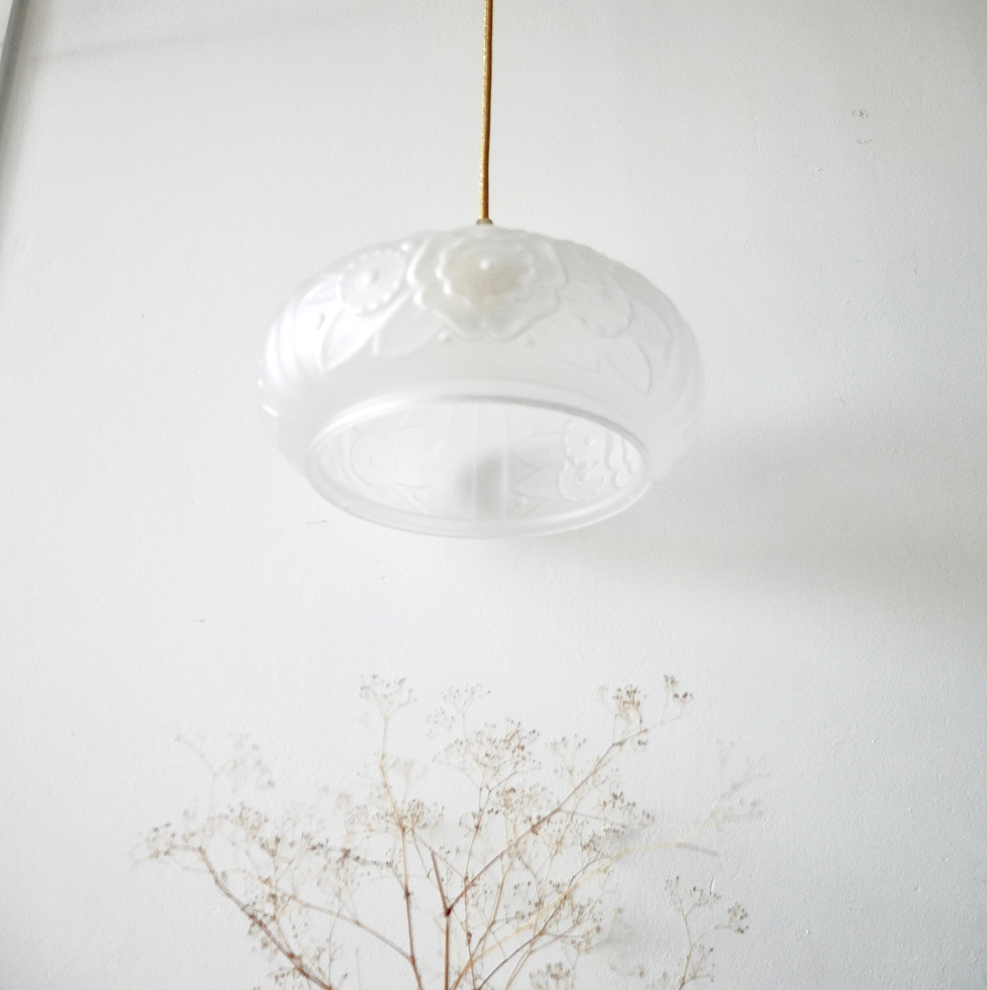 Suspension art déco