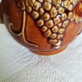 Pitcher grape vine grape cluster borneier belgium with cork stopper