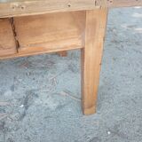 Rustic wooden coffee table