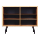 Ash bookcase, Danish design, 1970s, production: Denmark