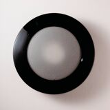 Metal and glass ceiling lamp