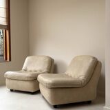 Set of two imitation leather armchairs by Jo Otterpohl for COR