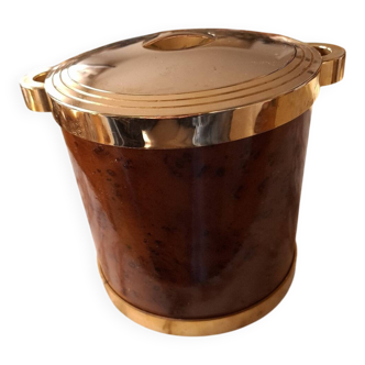 Tortoiseshell ice bucket from the 1980s.