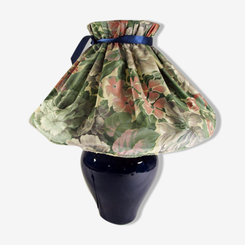 Lampshade in pleated fabric