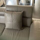 Leather corner sofa