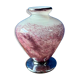 Round blown glass vase from Biot by Jean-Claude Novaro