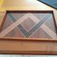 Plateau Art déco. Marqueterie.