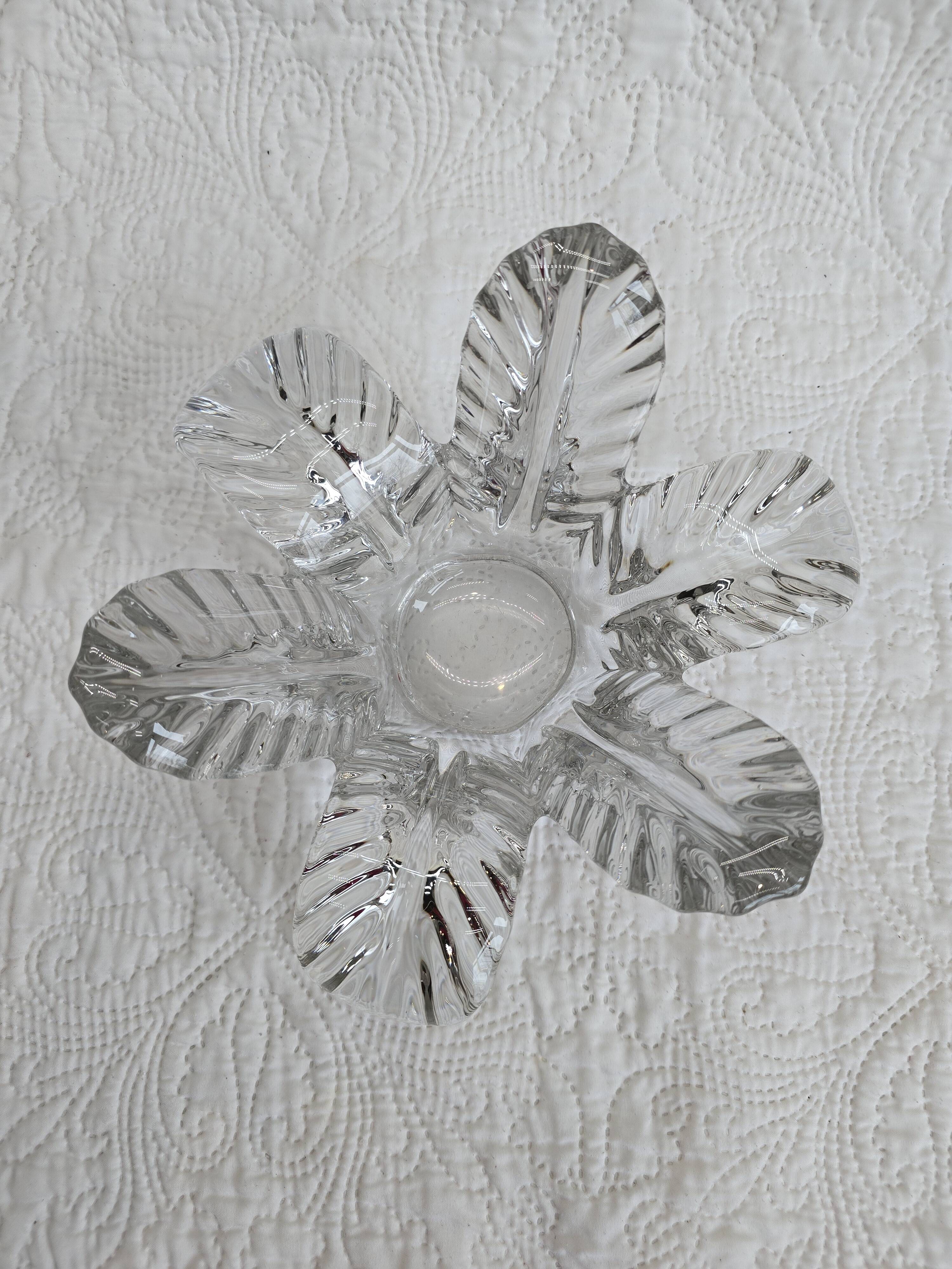 Crystal "Flower" candle holder