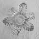 Bougeoir "Fleur" en cristal