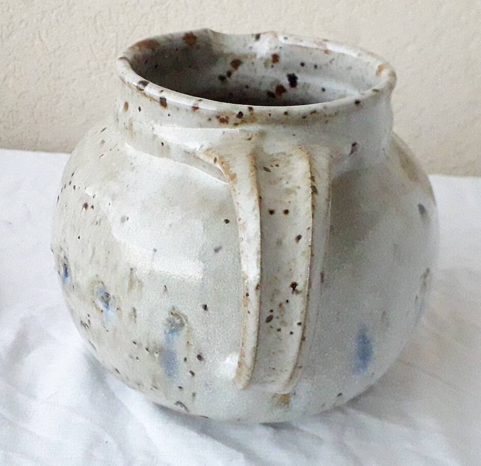 Pyrite stoneware pitcher