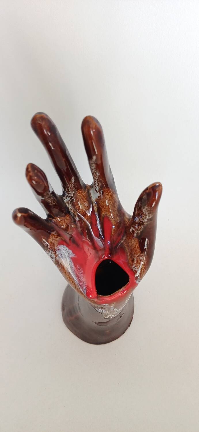 Vintage ceramic hand