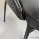 Paire de fauteuils Louis Paolozzi noir