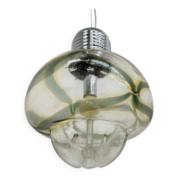 Suspension en verre Mazzega, années 1970, Italie — Beyit