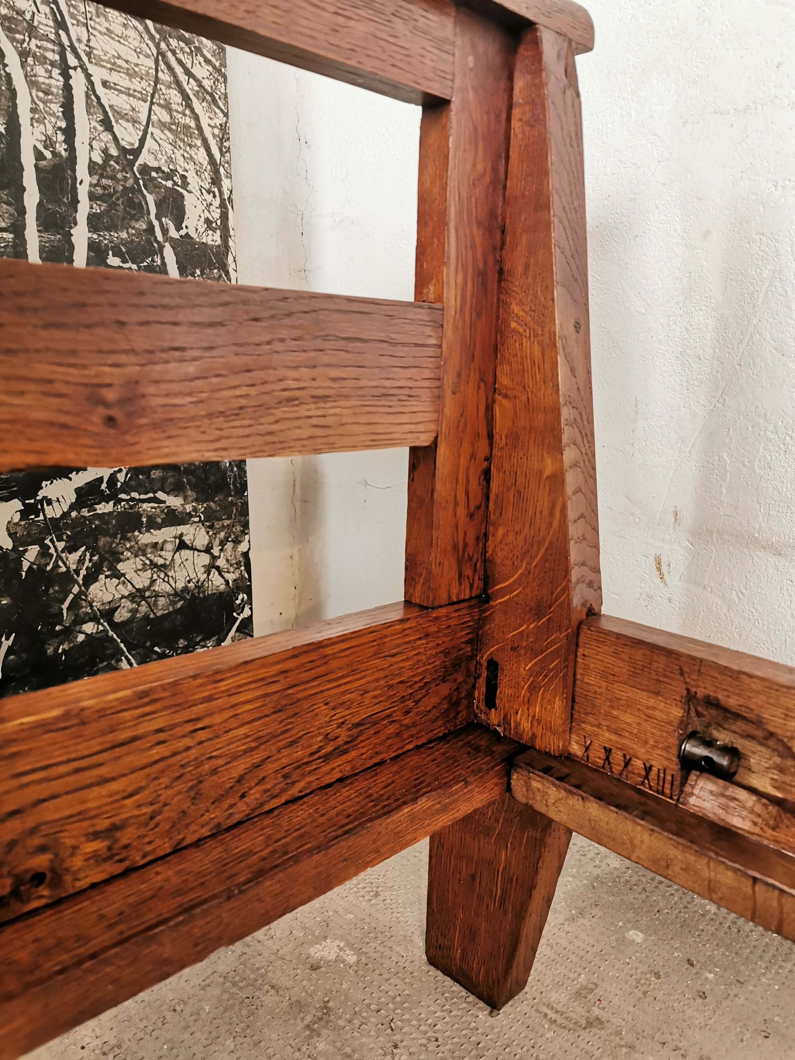 Mru bed René Gabriel, reconstruction