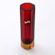 Murano block vase by Flavio Poli model 8-sided red green blue yellow